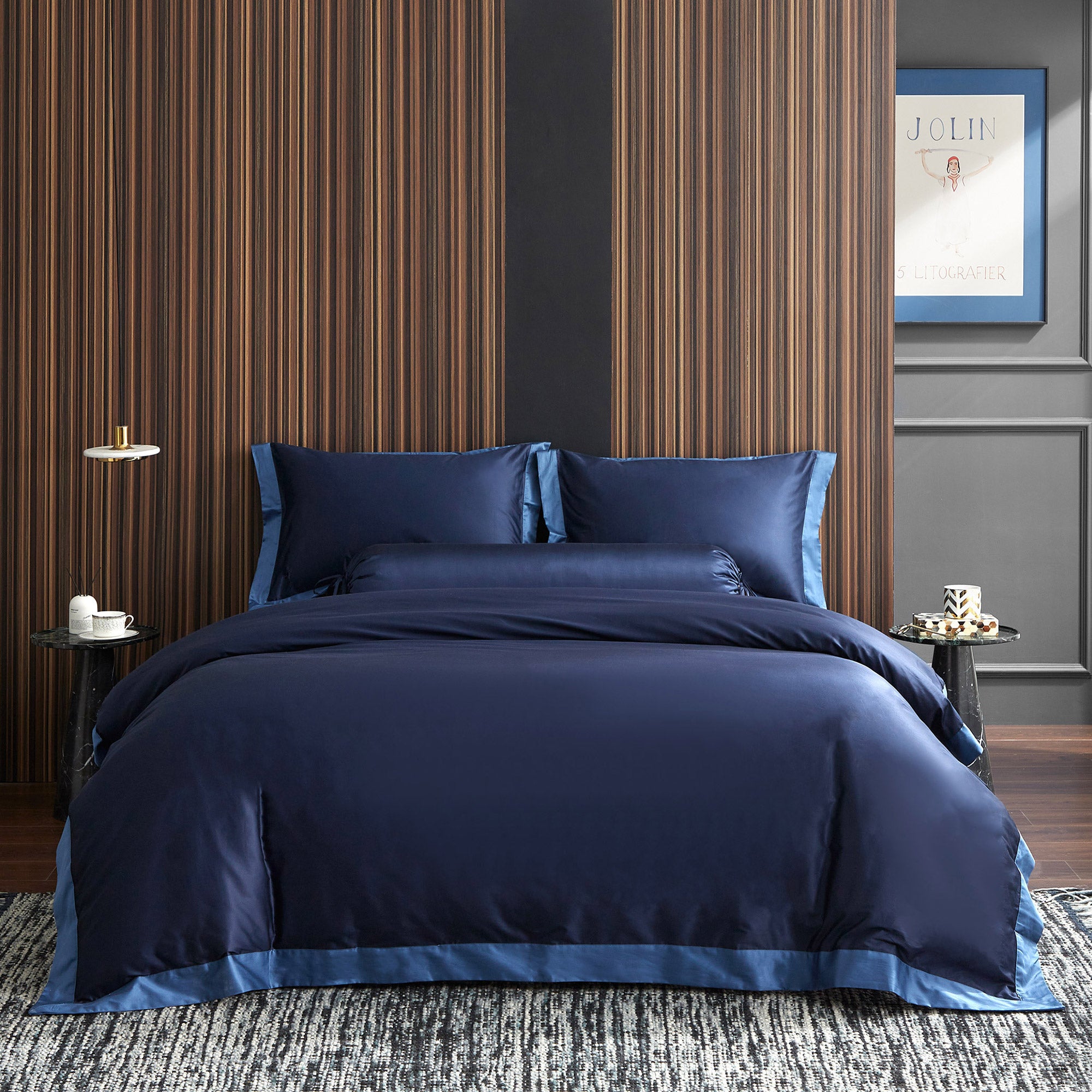 Hotelier Prestigio™ Supima Cotton Royal Azure Bundle Bed Set