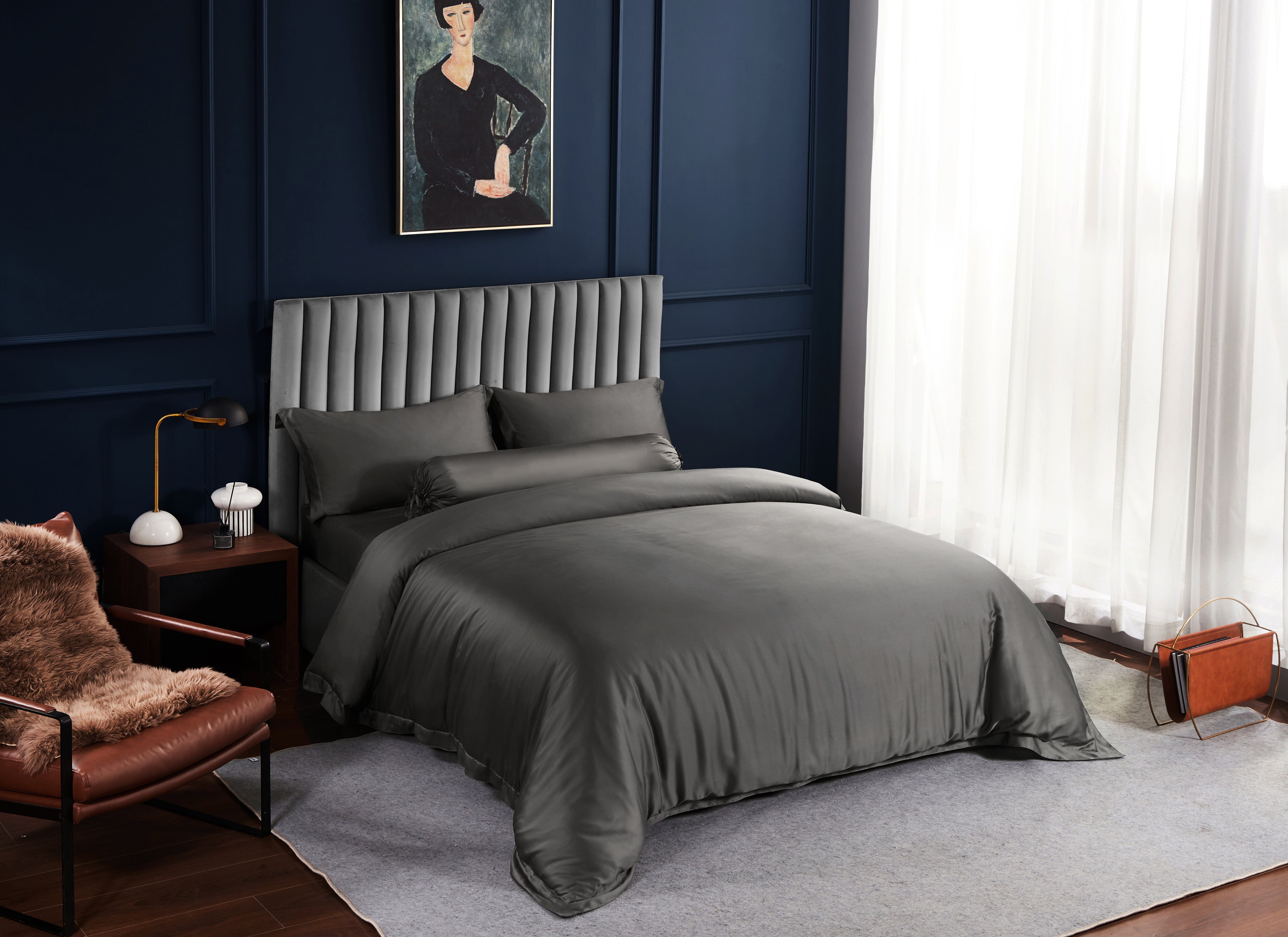 Palais Suite TENCEL™ LF Monsoon Grey Quilt Cover Quilt Cover Palais Suite™