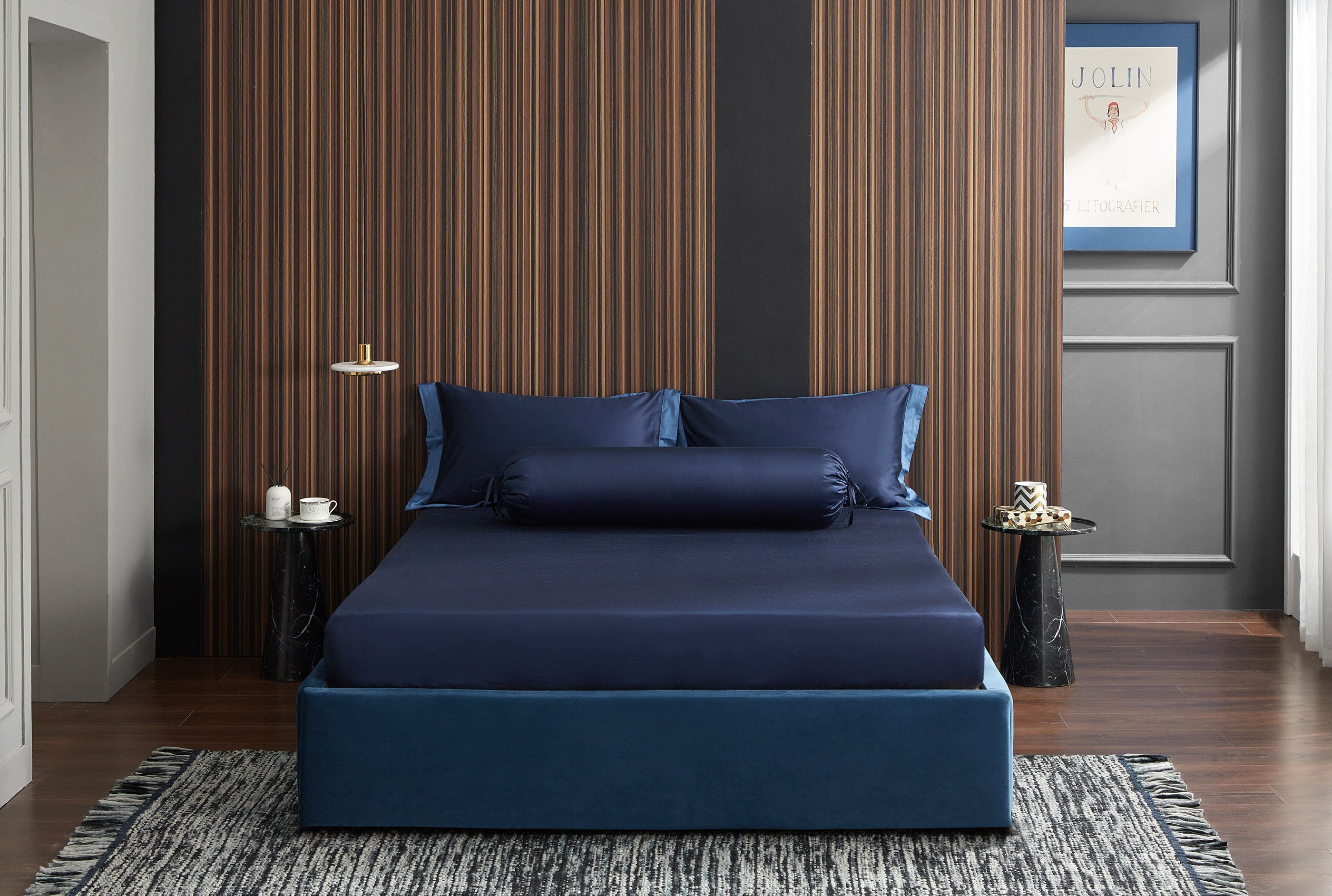 Hotelier Prestigio™ Supima Cotton Royal Azure Bundle Bed Set