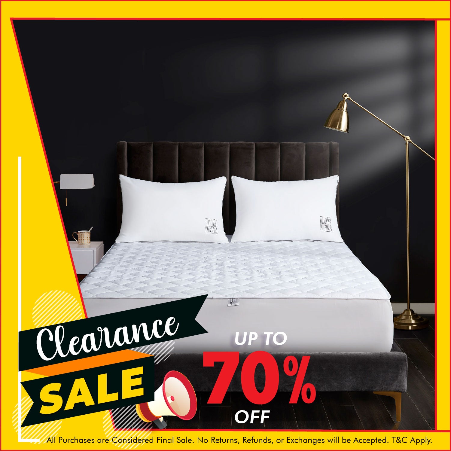 Hotelier Prestigio™ Fitted Poly-Cotton Mattress Protector