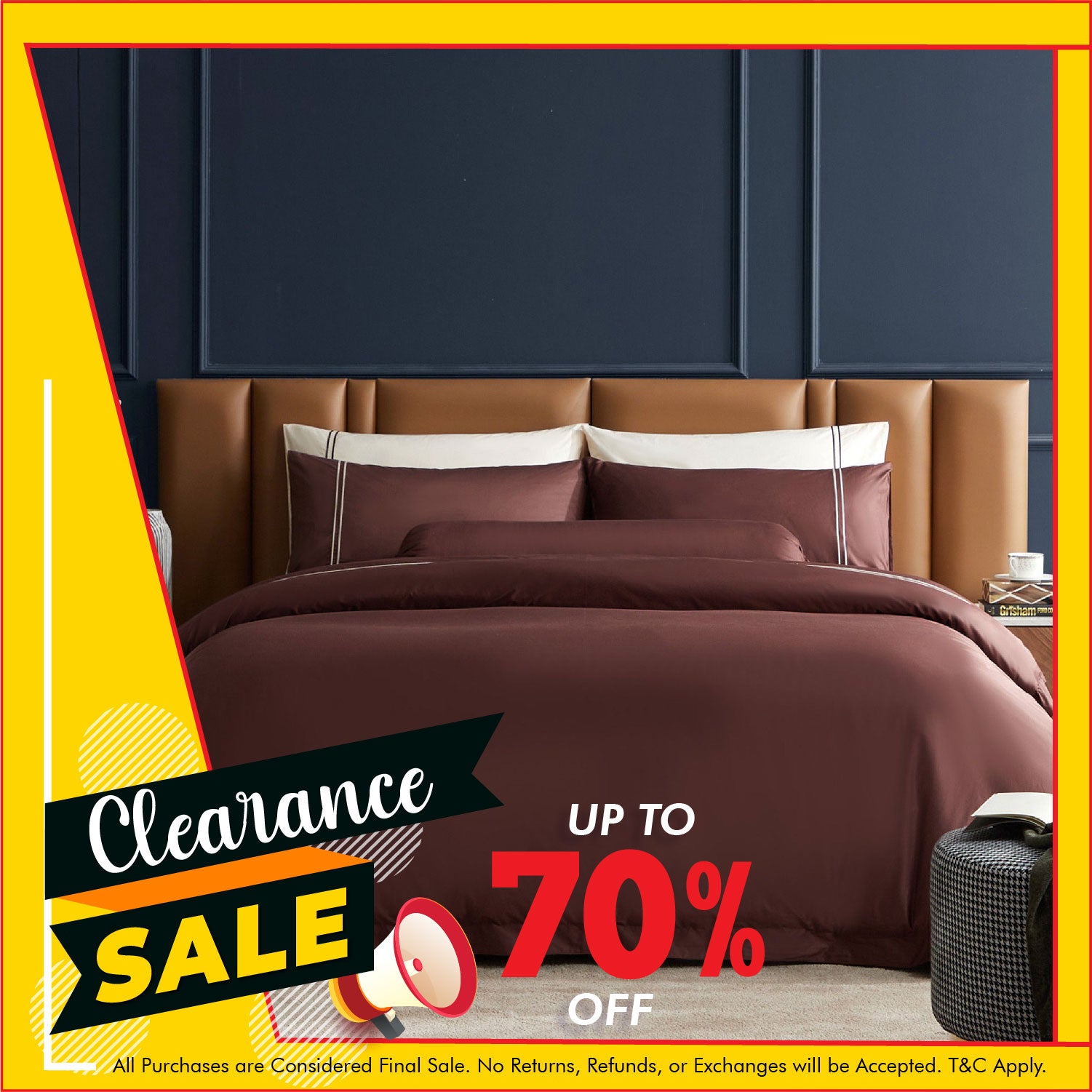 Hotelier Prestigio™ Bruno With Tawny Lines Fitted Sheet Set