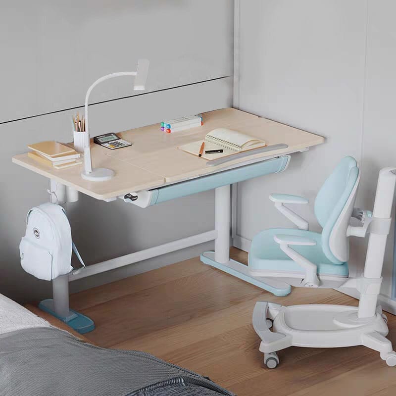 (Display Set) Kids Electric Height Adjustable Study Desk & Chair General Not specified