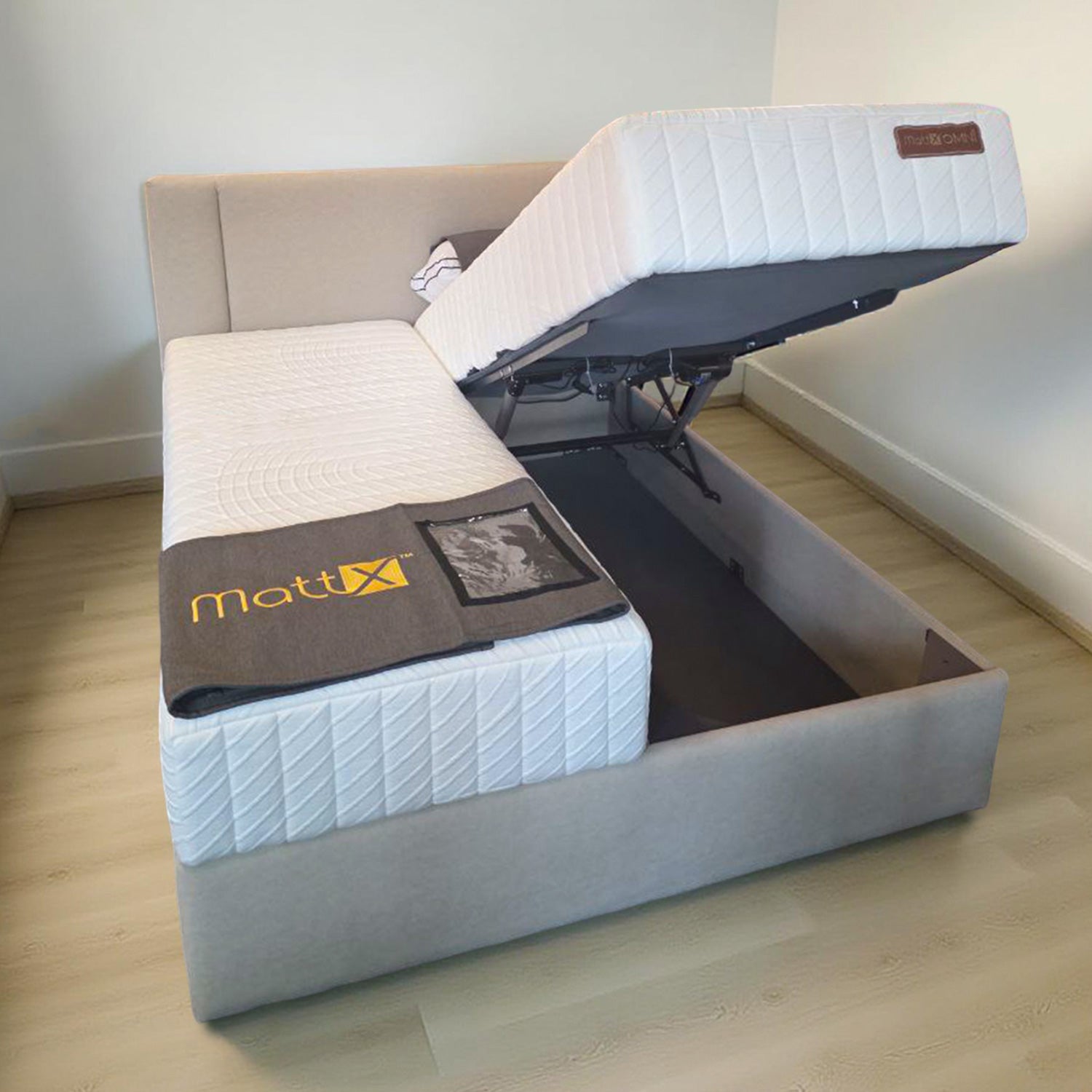 MattX® Omni SMART Bed 3 in 1 integrated - White