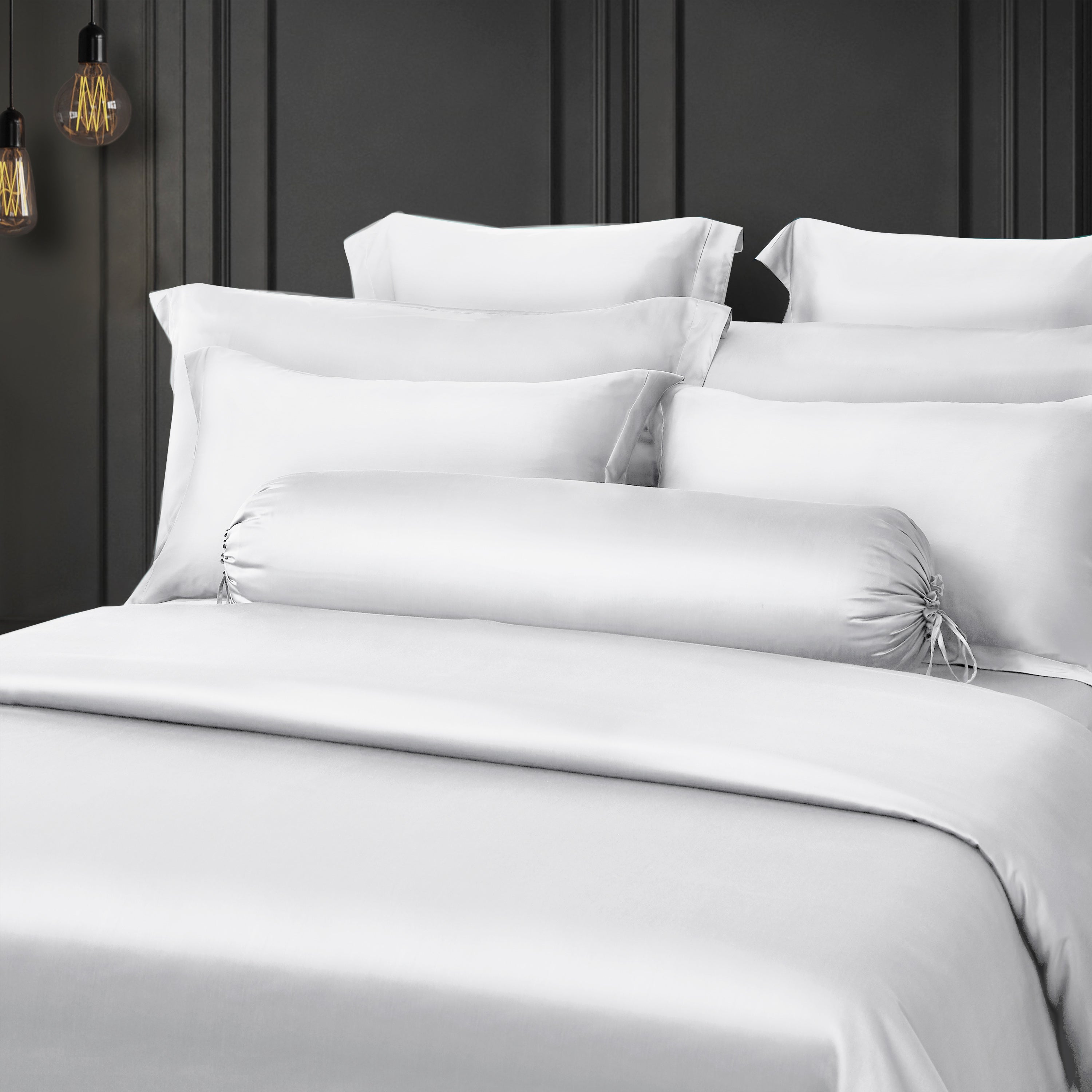 Palais Suite TENCEL™ LF Pure White King Sham - Bedding Affairs