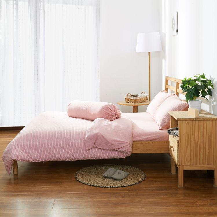 Cotton Pure™ Pinky Stripe Jersey Cotton Quilt Cover - Affairs Living Pte. Ltd.