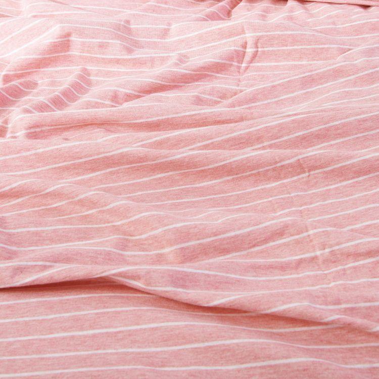 Cotton Pure™ Pinky Stripe Jersey Cotton Quilt Cover - Affairs Living Pte. Ltd.