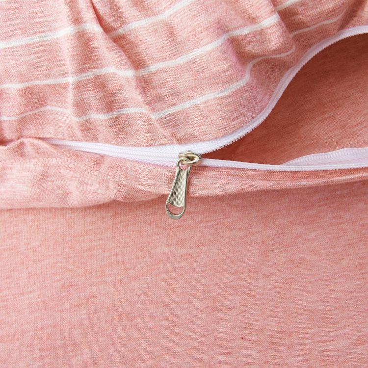 Cotton Pure™ Pinky Stripe Jersey Cotton Quilt Cover - Affairs Living Pte. Ltd.
