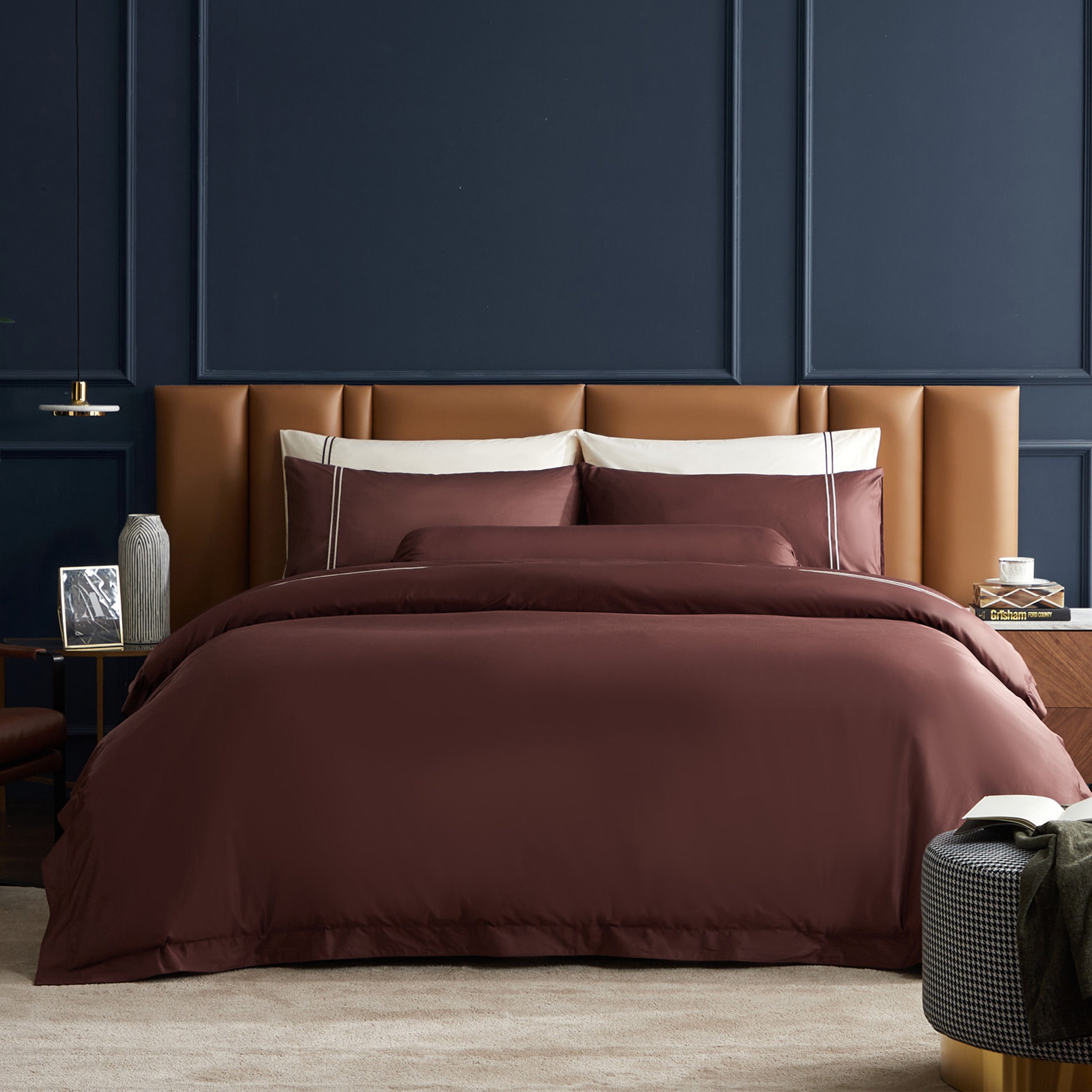 Hotelier Prestigio™ Bruno With Tawny Lines Bundle Bed Set