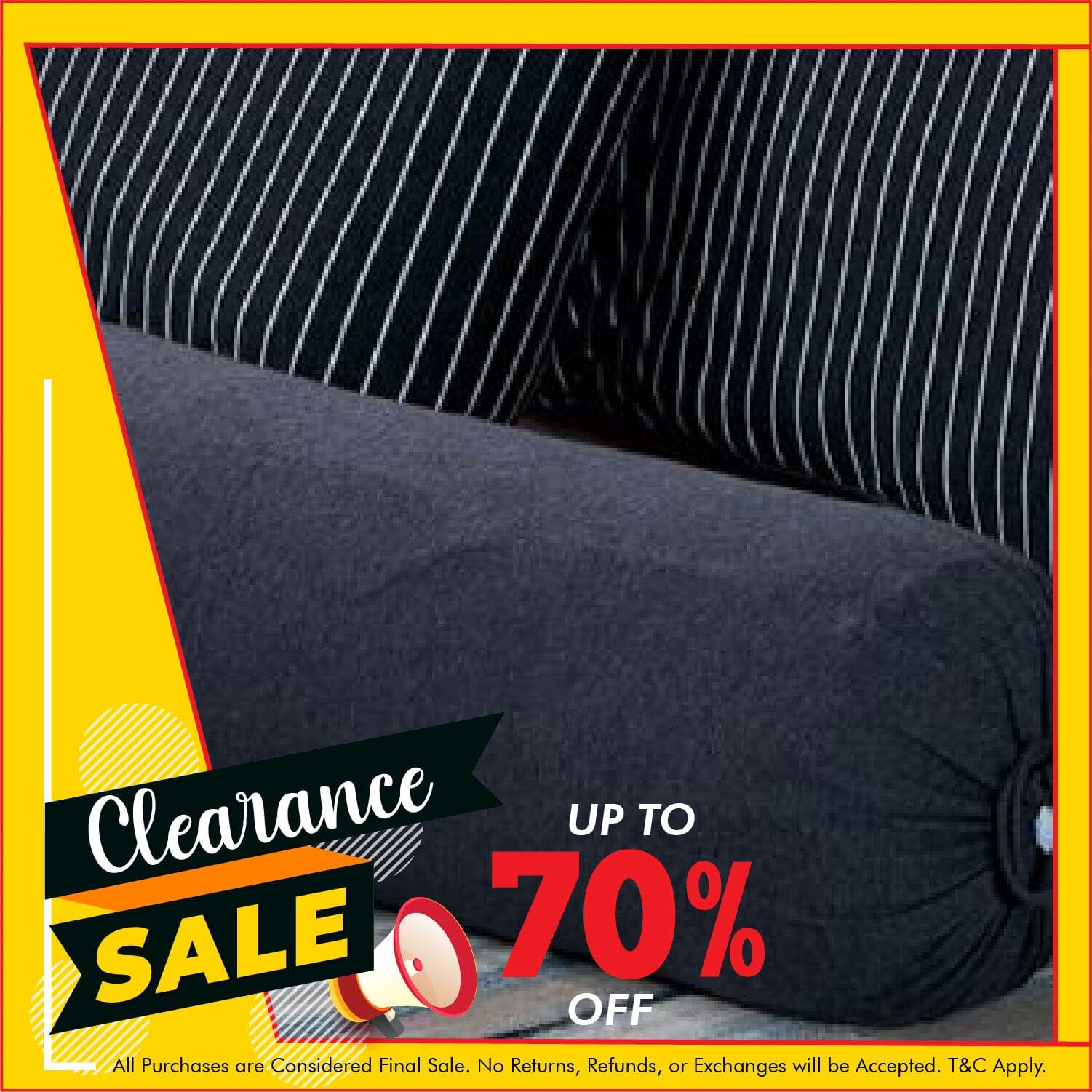 Cotton Pure™ Classic Black Solid Jersey Cotton Bolster Case Bolster Case Cotton Pure™ 