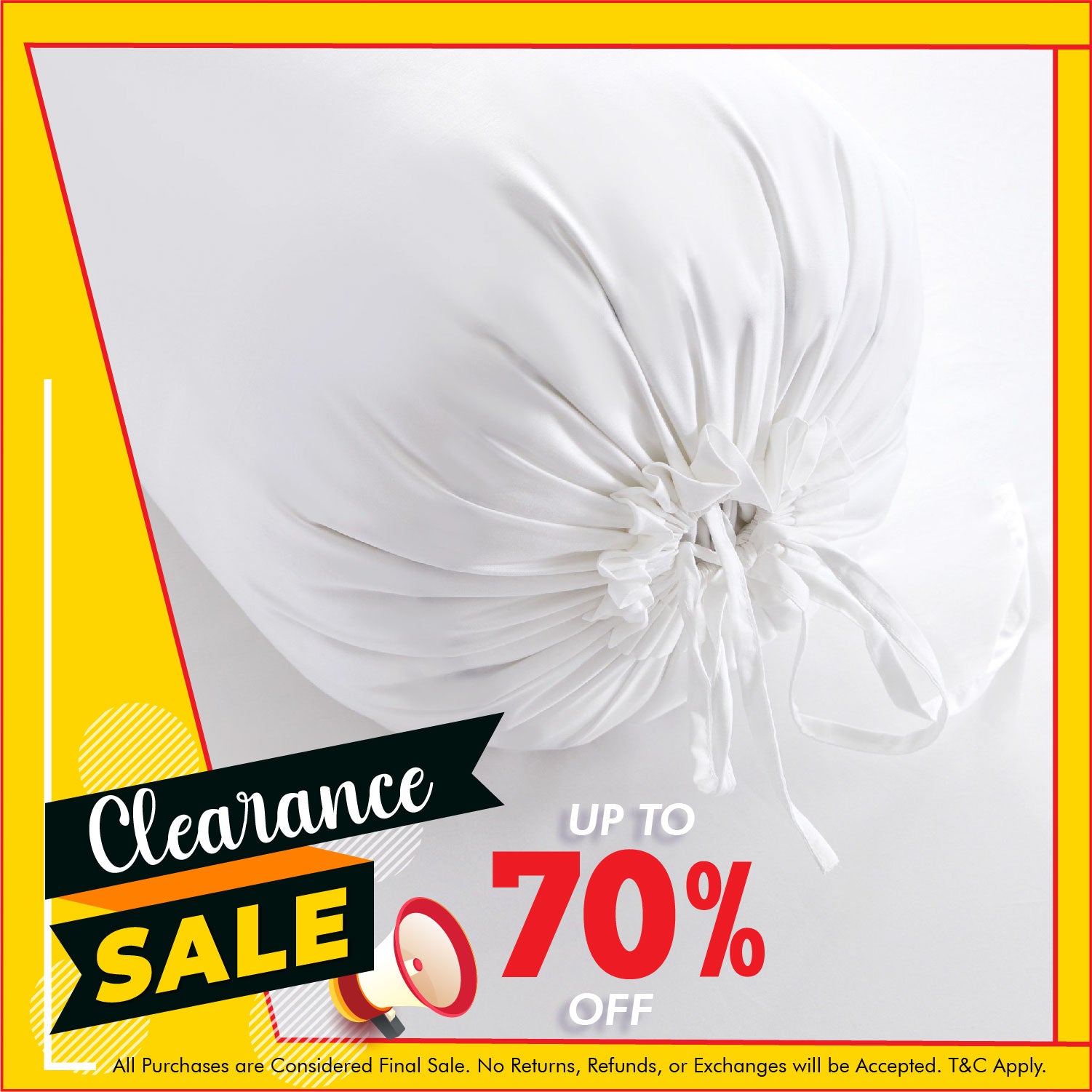 Hotelier Prestigio™ Lucent White  Bolster Case