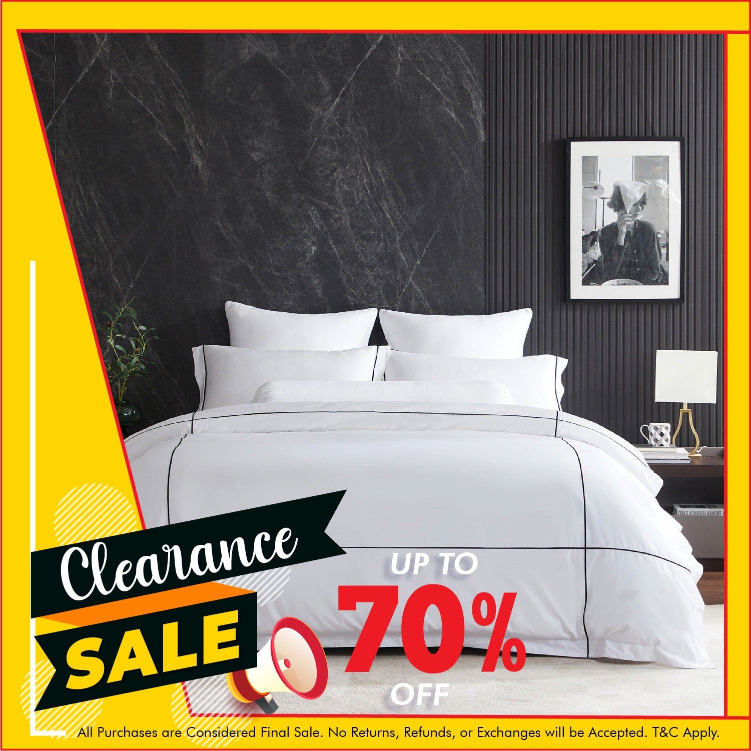 Hotelier Prestigio™ Alvar With Black Cross Border Fitted Sheet Set