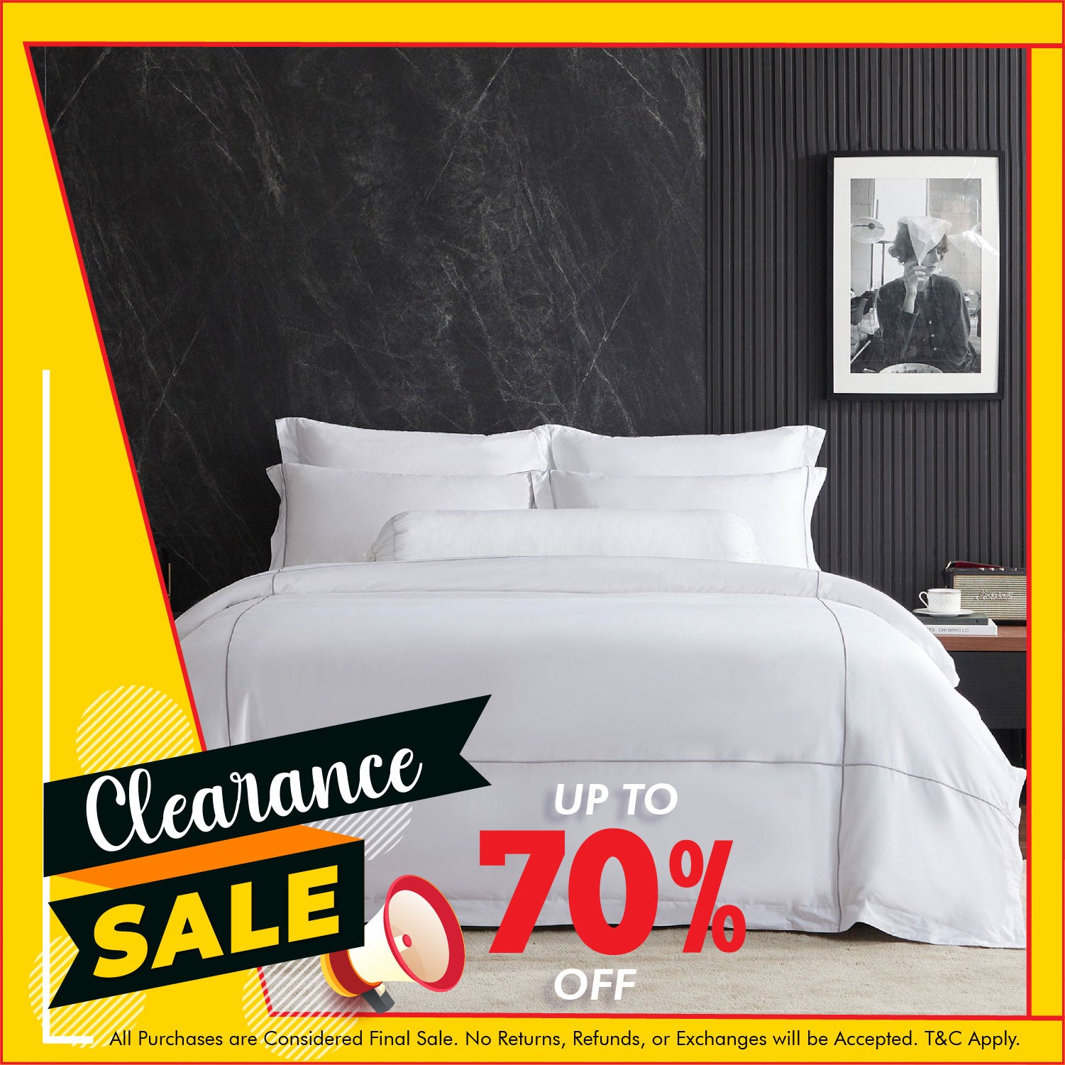 Hotelier Prestigio™ Alvar With Grey Cross Border Fitted Sheet Set