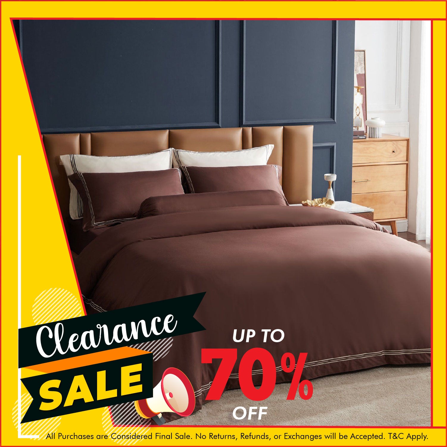 Hotelier Prestigio™ Bruno With Tawny Border Quilt Cover