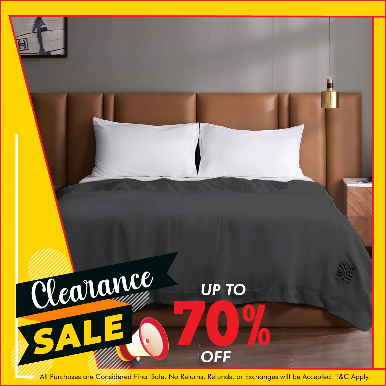 Hotelier Prestigio TENCEL™ LF Imperial Gray Comforter