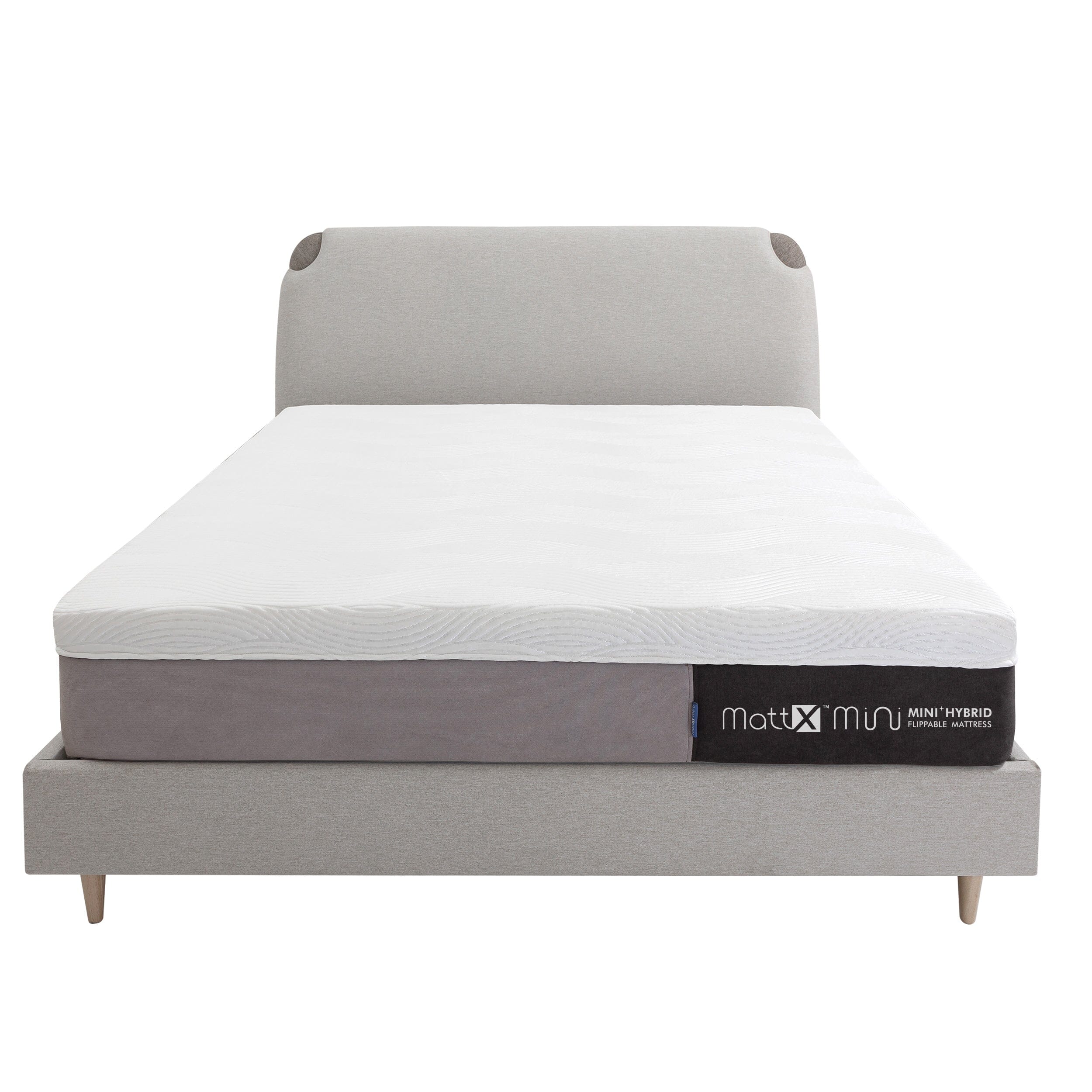 Mini Plus Hybrid Mattress & Detroit Bedframe Bundle