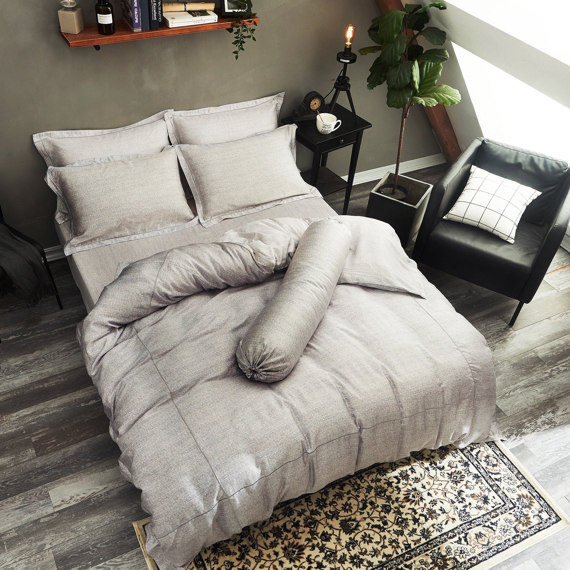 Palais Suite TENCEL™ Smoky Quartz Quilt Cover - Affairs Living Pte. Ltd.