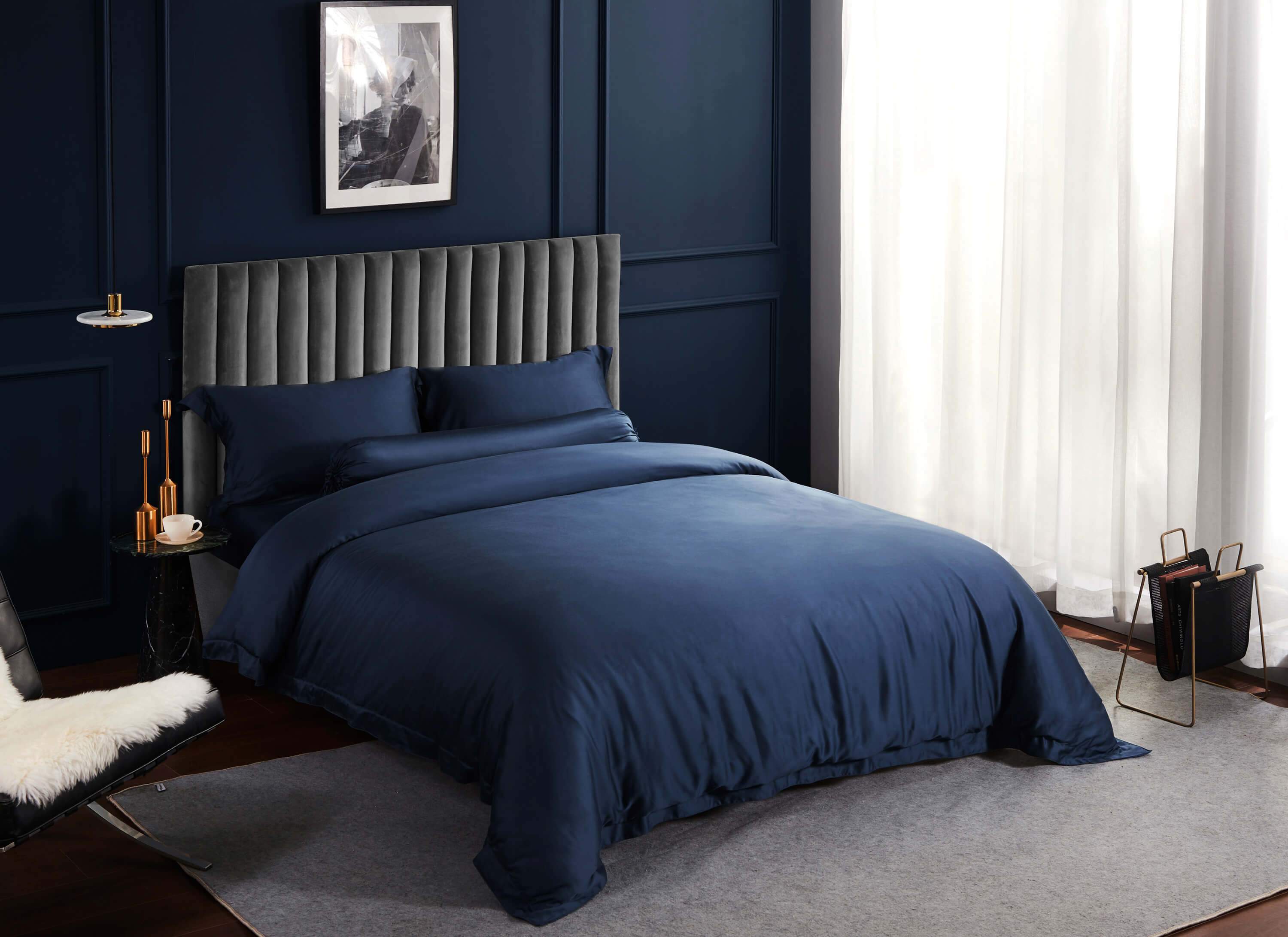 Palais Suite TENCEL™ LF Empress Blue Quilt Cover - Affairs Living Pte. Ltd.