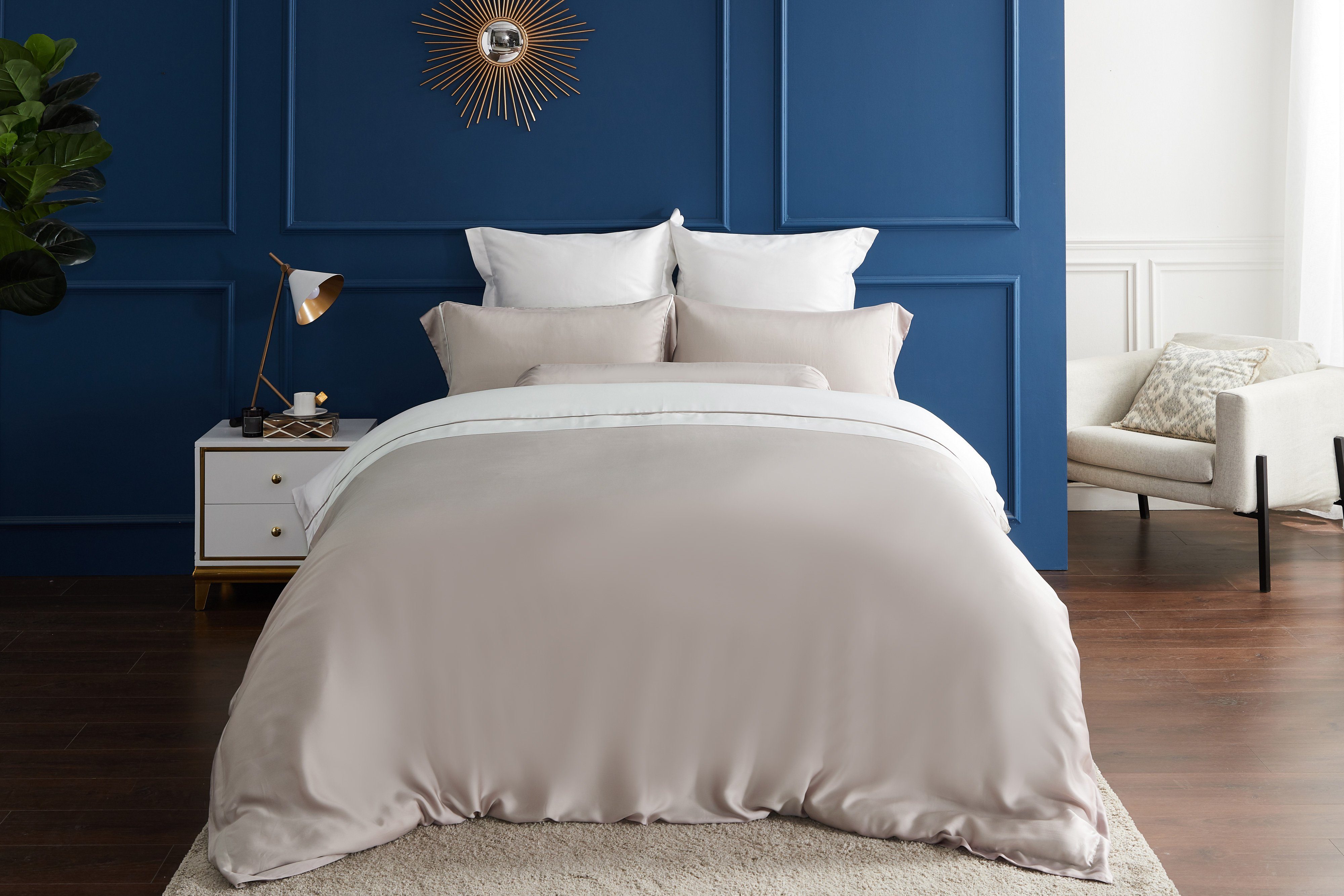 Palais Suite TENCEL™ LF Bagel Beige Quilt Cover - Affairs Living Pte. Ltd.