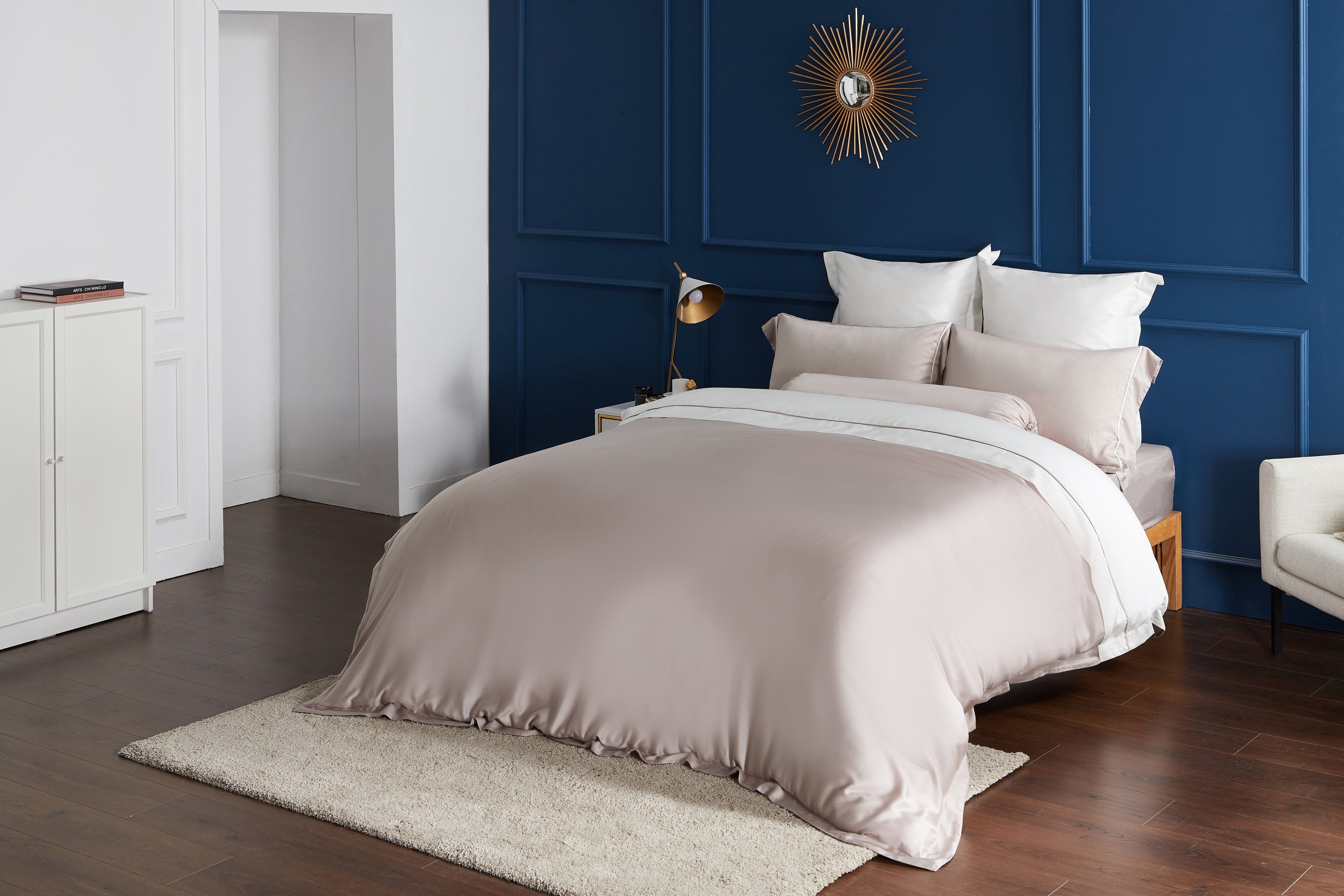 Palais Suite TENCEL™ LF Bagel Beige Quilt Cover - Affairs Living Pte. Ltd.