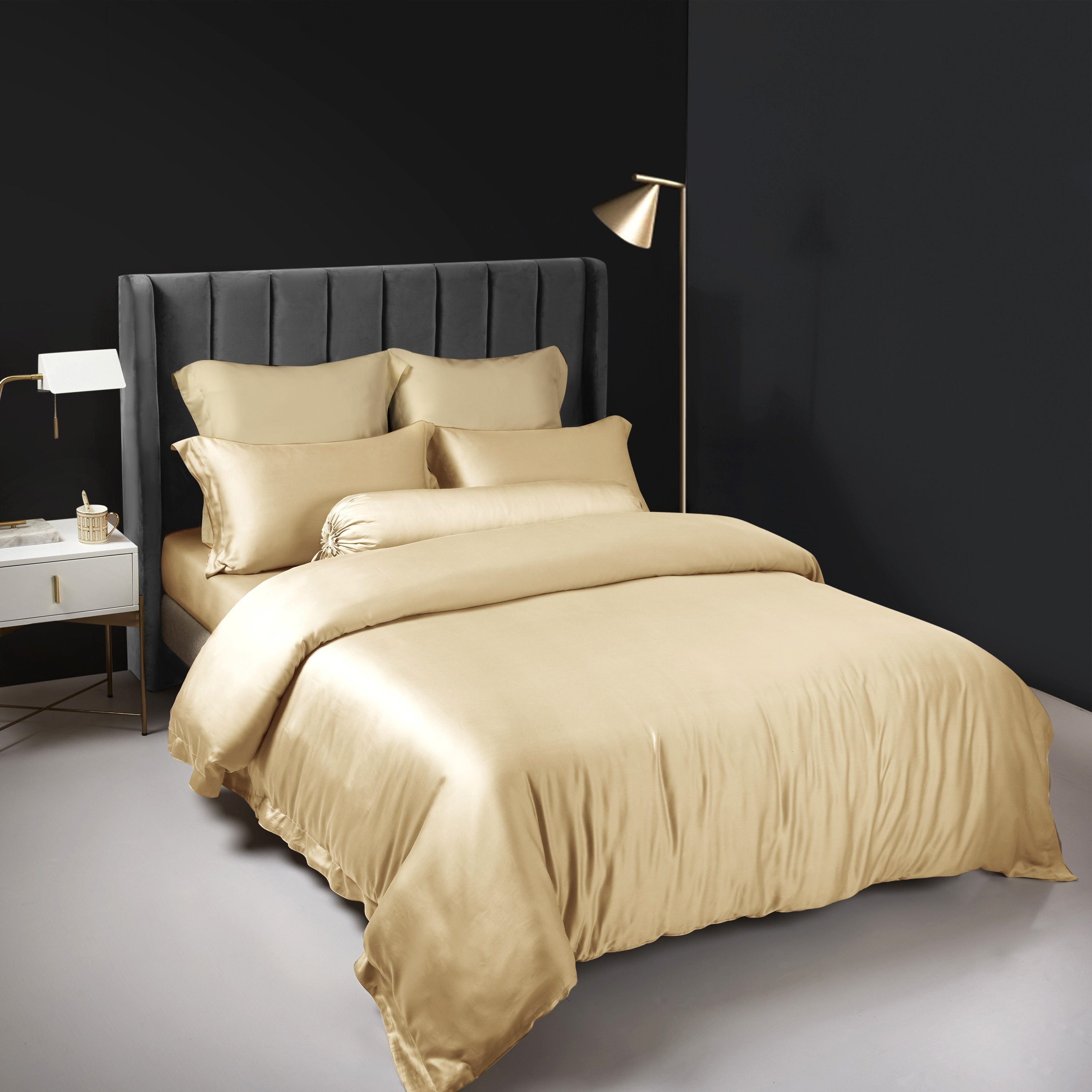 Palais Suite TENCEL™ LF Classic Gold Quilt Cover - Affairs Living Pte. Ltd.