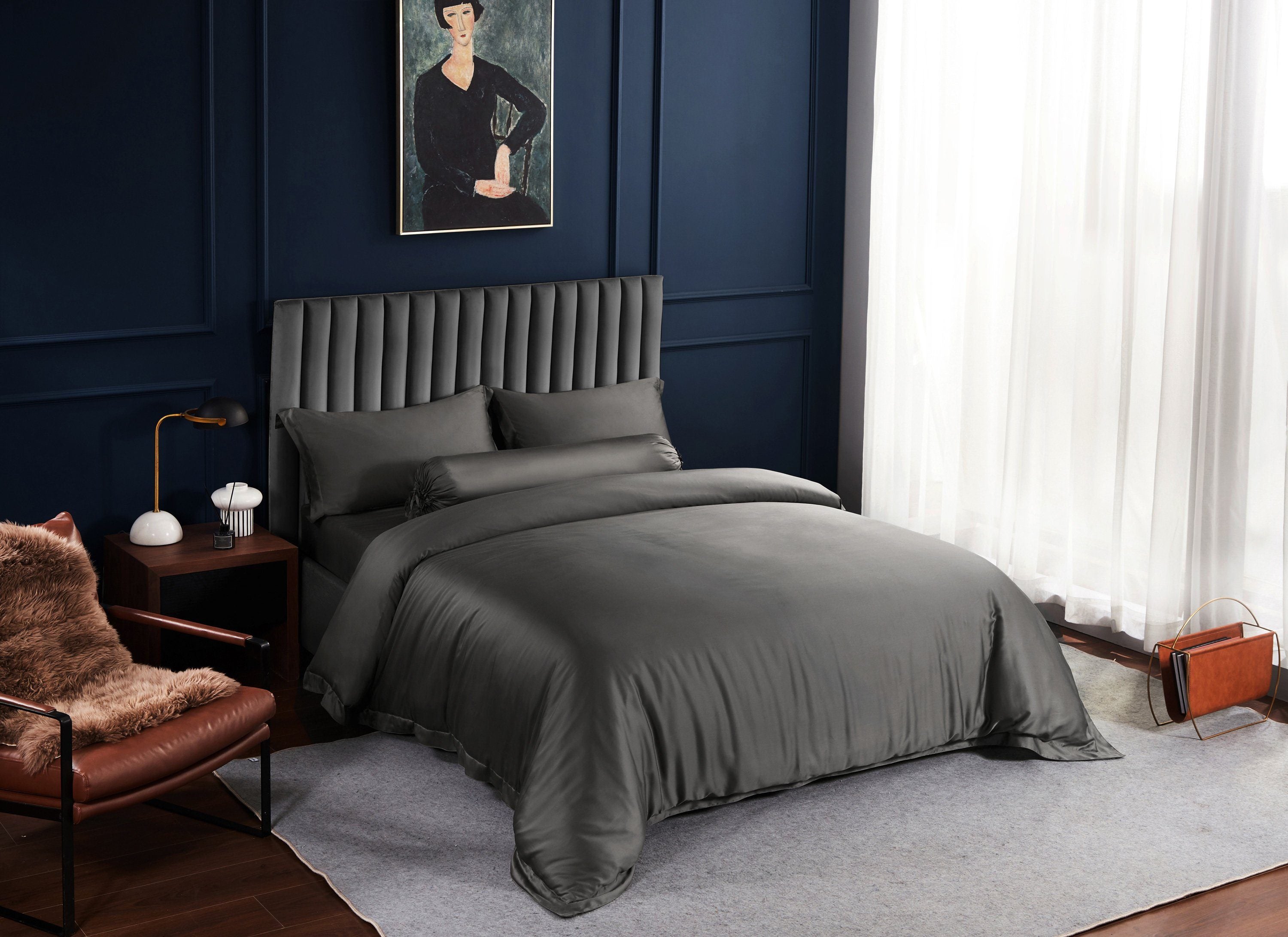 Palais Suite TENCEL™ LF Imperial Gray Quilt Cover - Affairs Living Pte. Ltd.