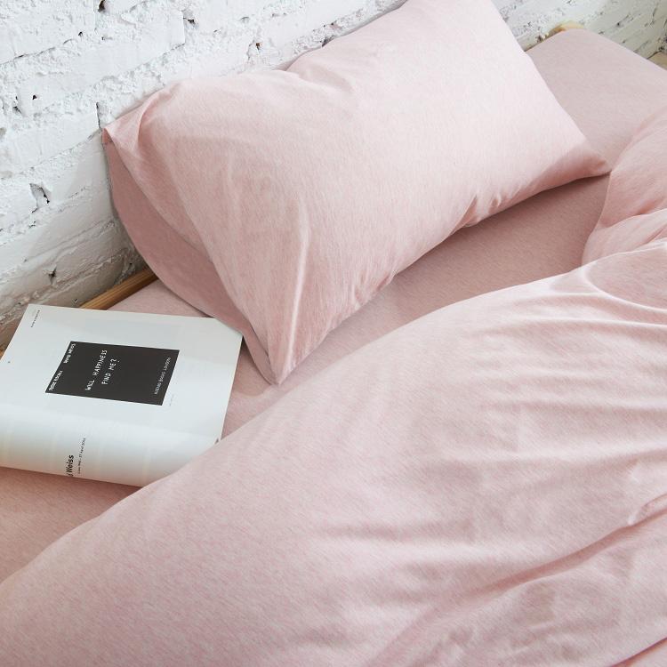 Cotton Pure™ Cravina Pink Jersey Cotton Pillow Case - Affairs Living Pte. Ltd.