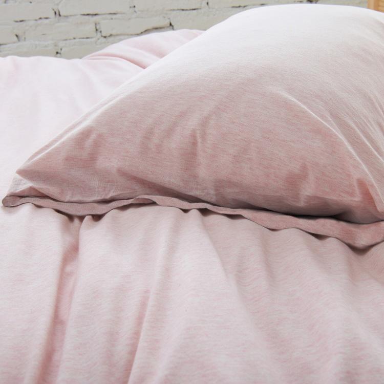 Cotton Pure™ Cravina Pink Jersey Cotton Bolster Case - Affairs Living Pte. Ltd.