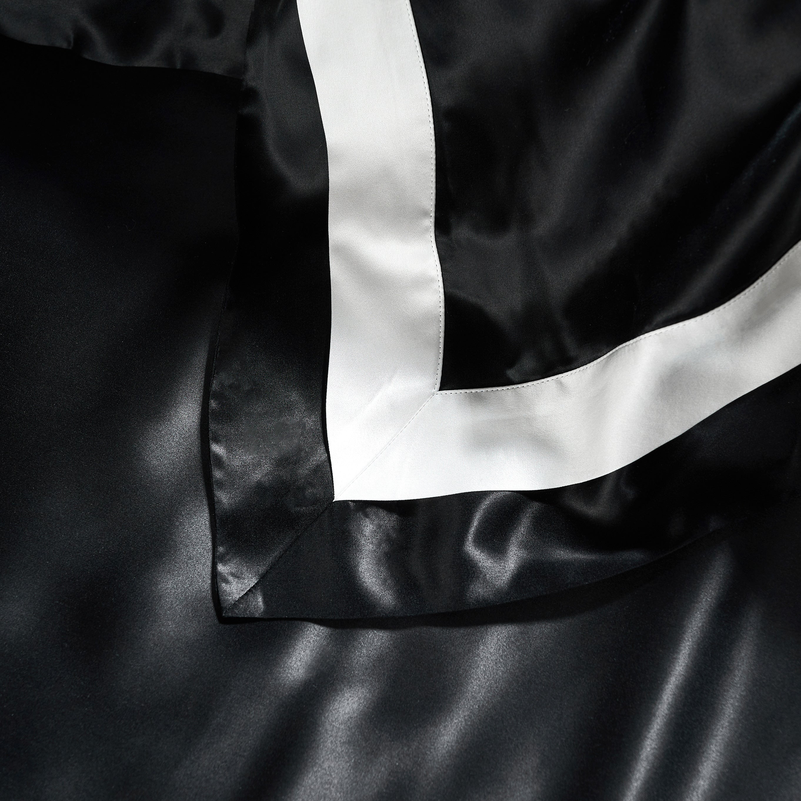 Seta Couture™ Mulberry Silk Iridium Black Bundle - Bedding Affairs