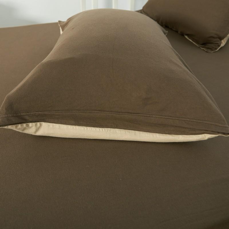 Cotton Pure™ Coyote Brown Jersey Cotton Pillow Case - Affairs Living Pte. Ltd.