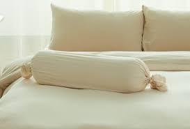 Cotton Pure™ Milky Beige Jersey Cotton Bolster Case - Affairs Living Pte. Ltd.