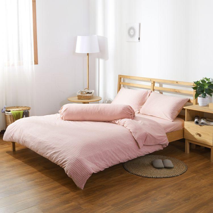 Cotton Pure™ Pinky Stripe Jersey Cotton Quilt Cover - Affairs Living Pte. Ltd.