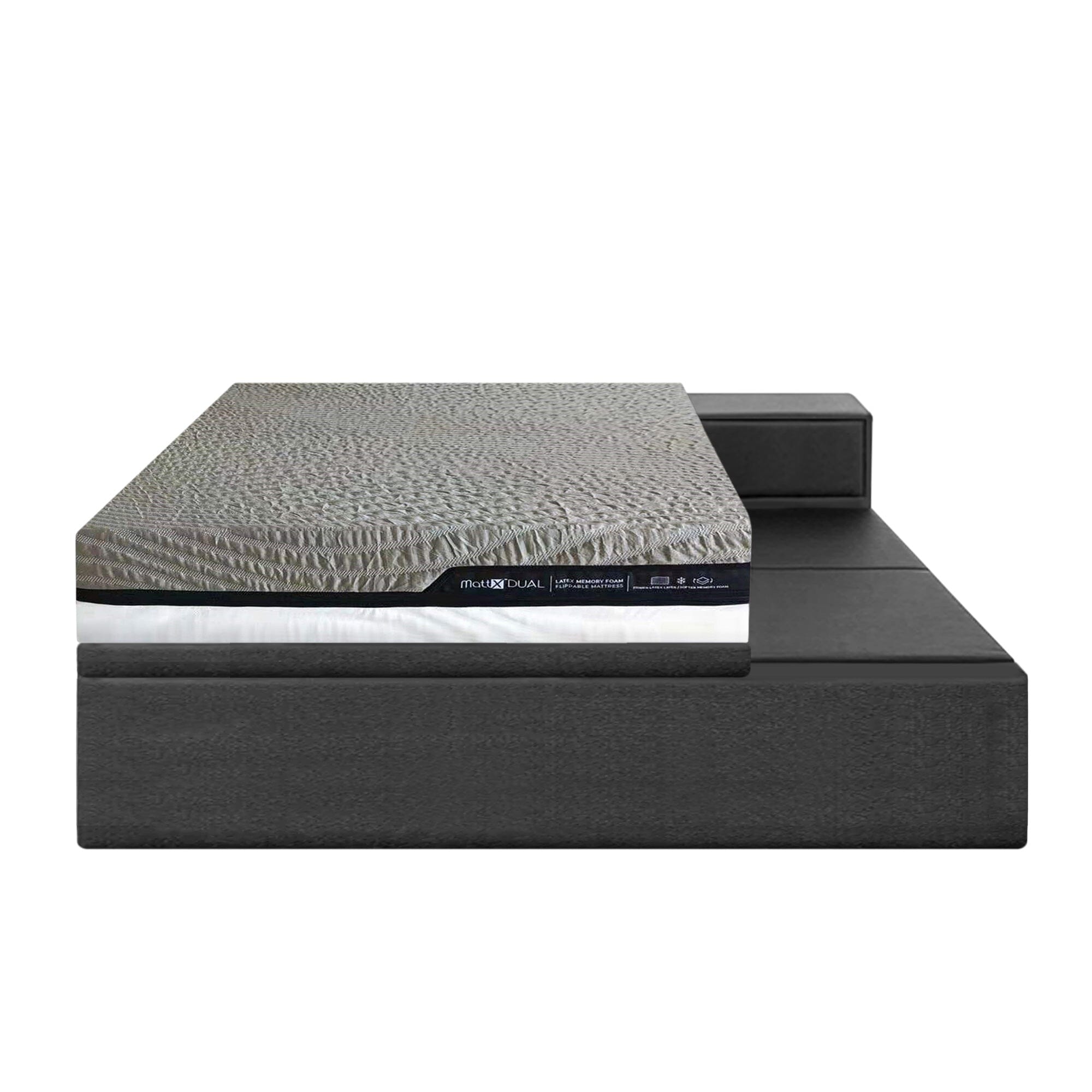 (Made To Order) Storage Bed with Side Storage Bedframe - No Headboard - Bedding Affairs