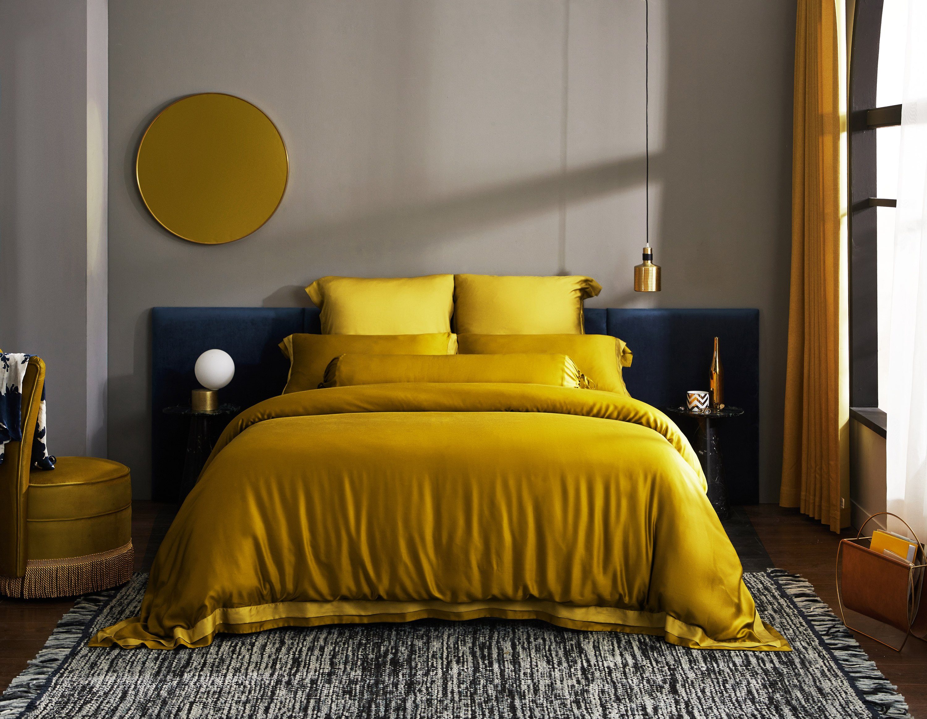 Palais Suite TENCEL™ LF Imperatore Medallion Fitted Sheet Set - Affairs Living Pte. Ltd.